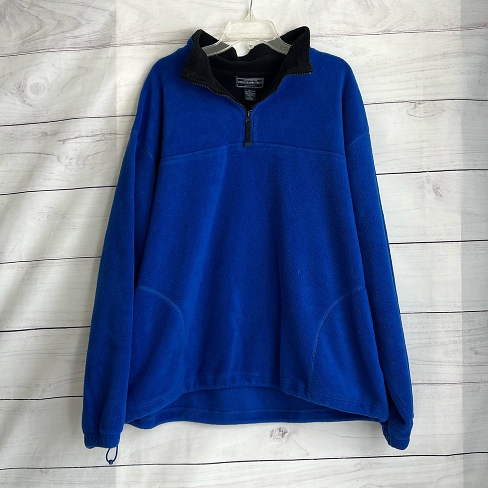 Susquehanna Trail Outfitters Men’s Blue Quarter Zip Pullover Jacket Size…